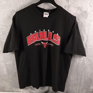 Chicago Bulls Shirt Mens XL Black NBA Basketball Graphic Tee VF Imagewear